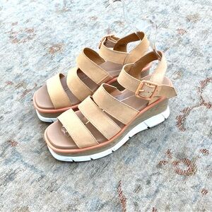 Sorel Tan Strappy Sandals